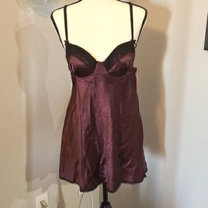 Gilligan & O'Malley Lingerie Baby Doll & Panty Set NWT